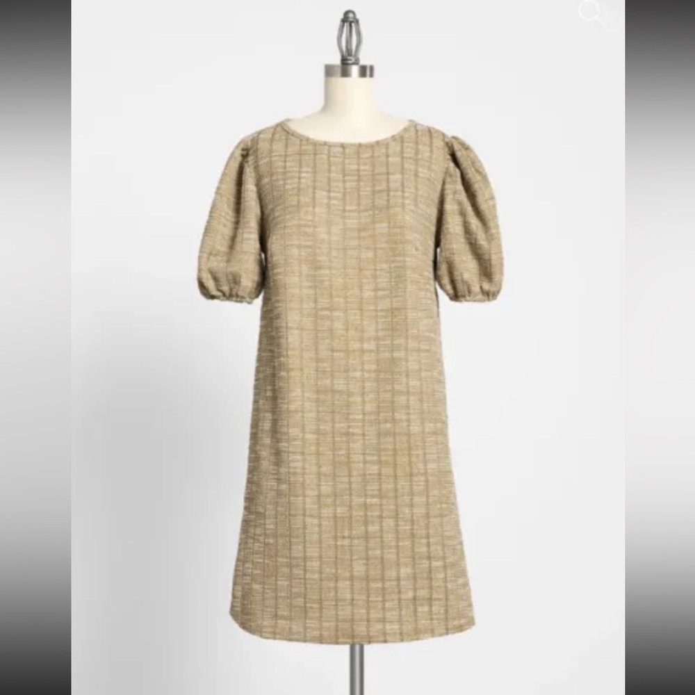 ModCloth NWT Gold Dress Women’s Size Medium